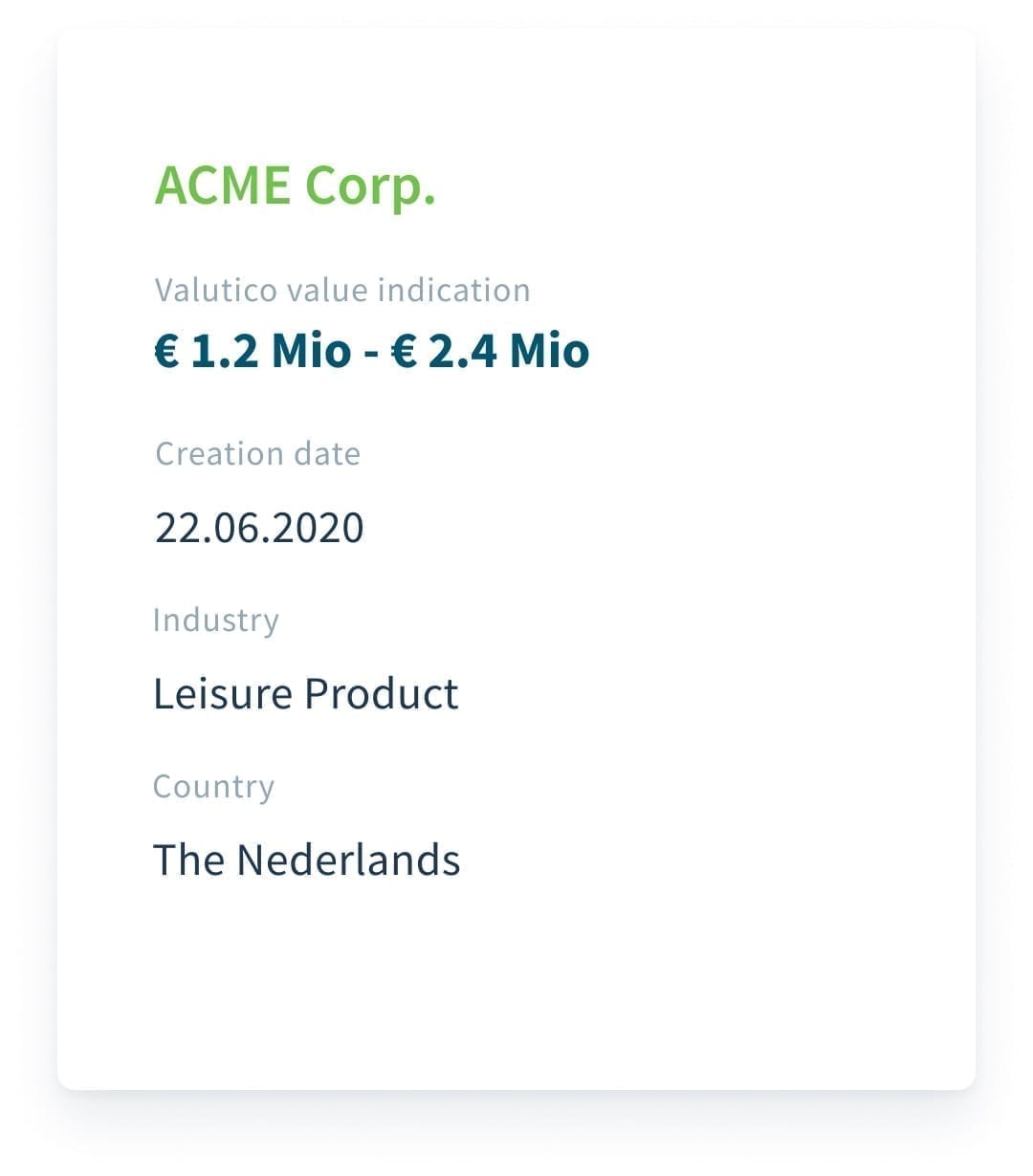Valutico App 2.0 – 10 Obtenez une évaluation en 10 minutes
