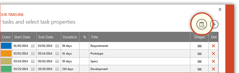 Project management software that pastes from Excel into PowerPoint